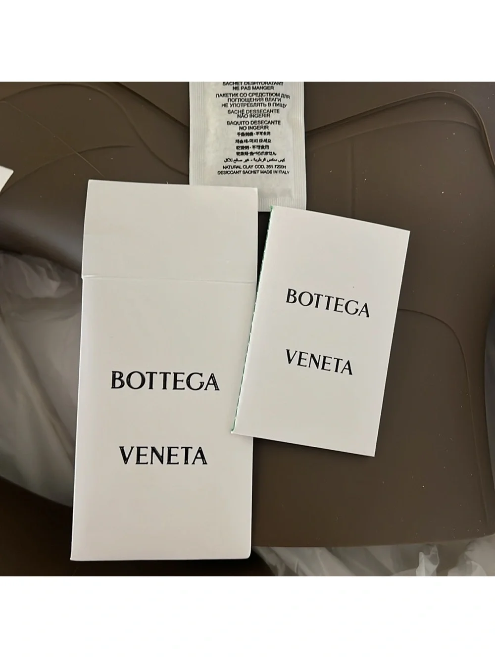 Bottega Veneta Men's Puddle Rain Boots Ankle Boots, Brown Size 42 New +DustBag